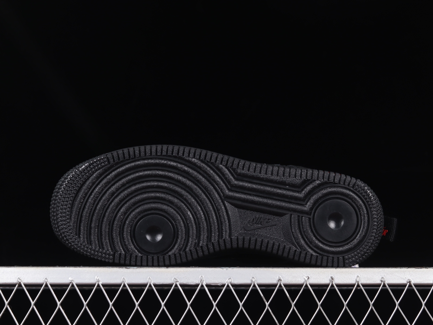 Nike Air Force 1 Low Multi-Swoosh Black Crimson DZ4514-001