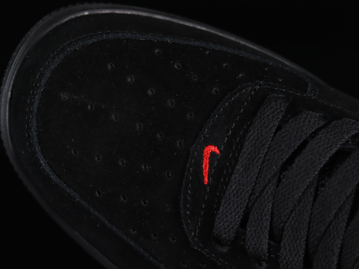 Nike Air Force 1 Low Multi-Swoosh Black Crimson DZ4514-001