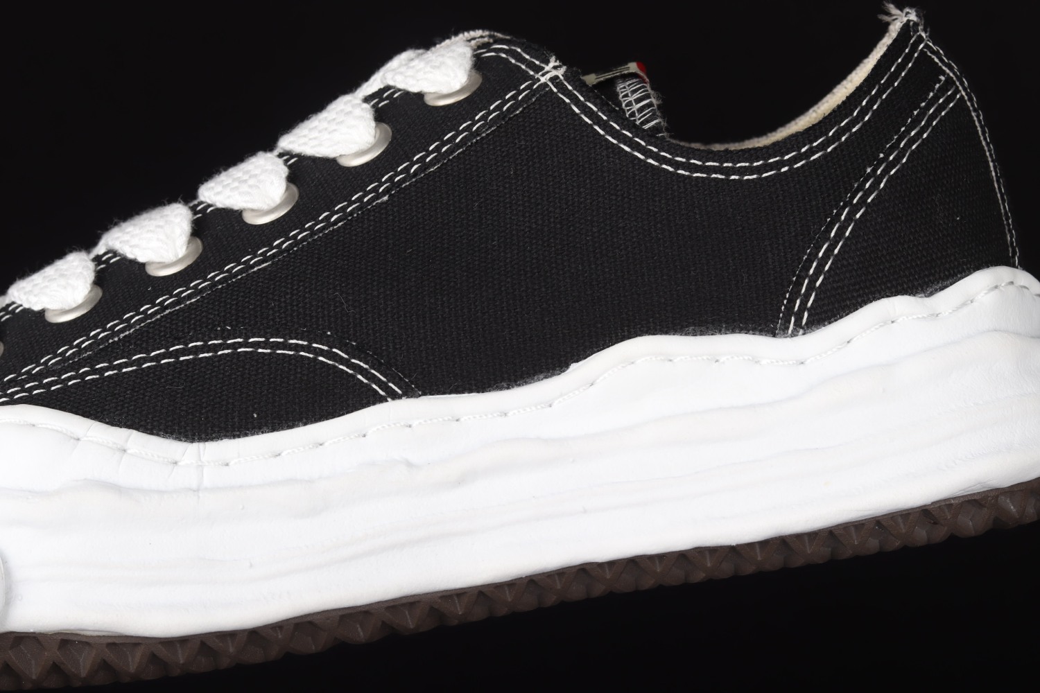 Mihara Yasuhiro Hank OG Sole Canvas Low Black A01FW702
