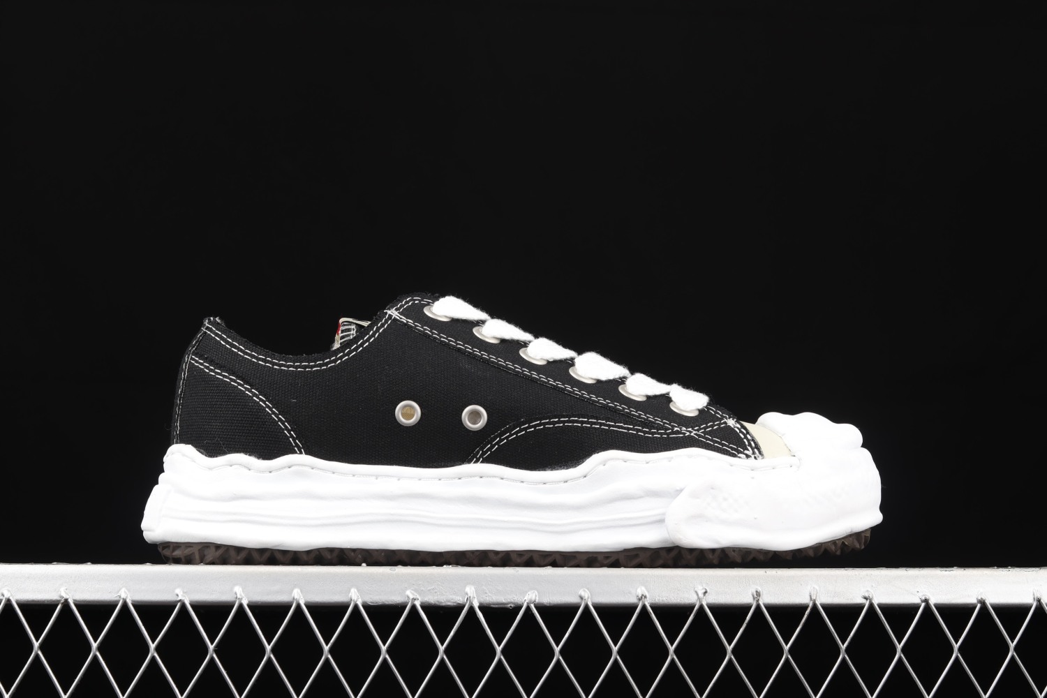 Mihara Yasuhiro Hank OG Sole Canvas Low Black A01FW702