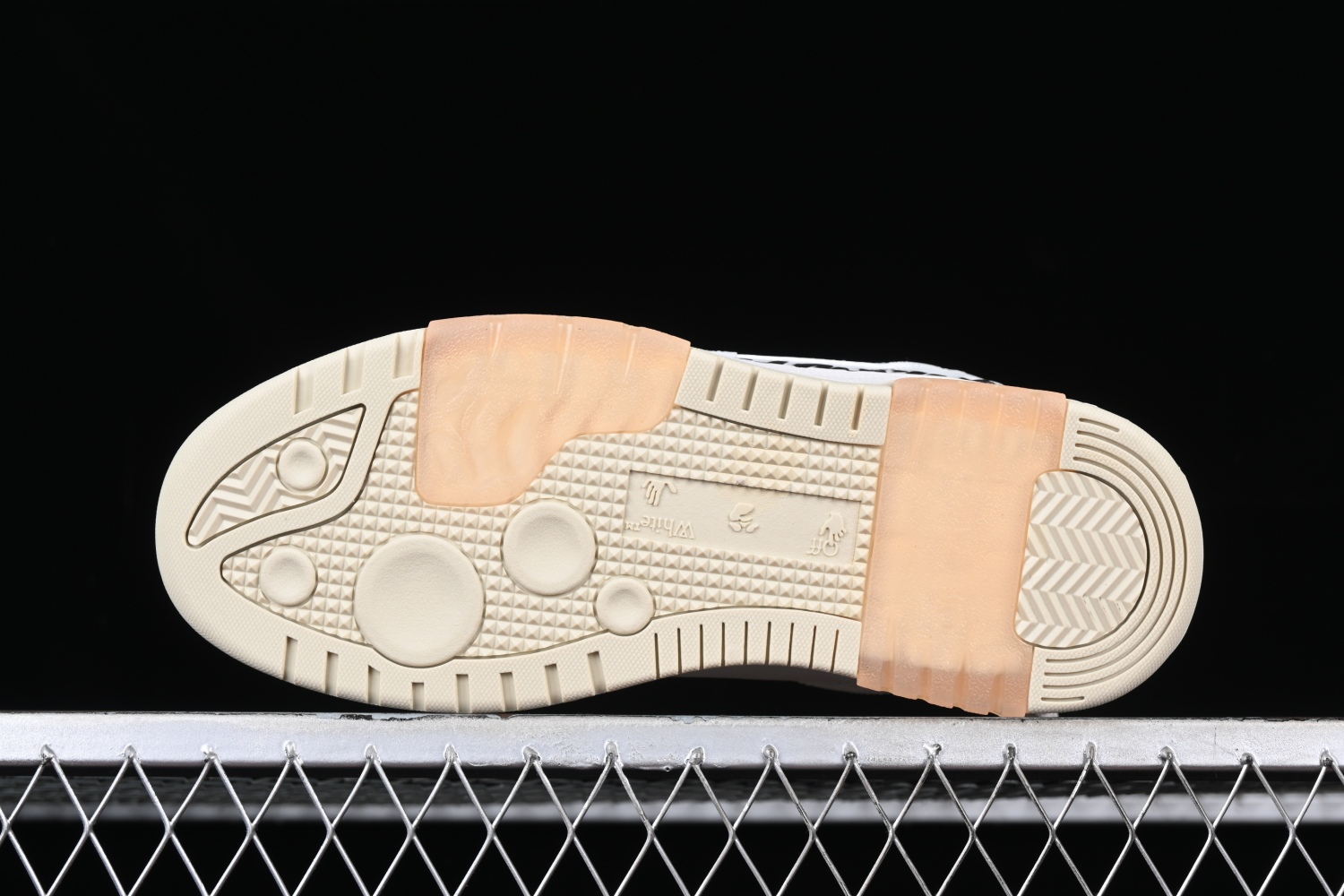 OFF-WHITE Out Of Office OOO Low Tops For Walking White Black OMIA189R21LEA0020101 /