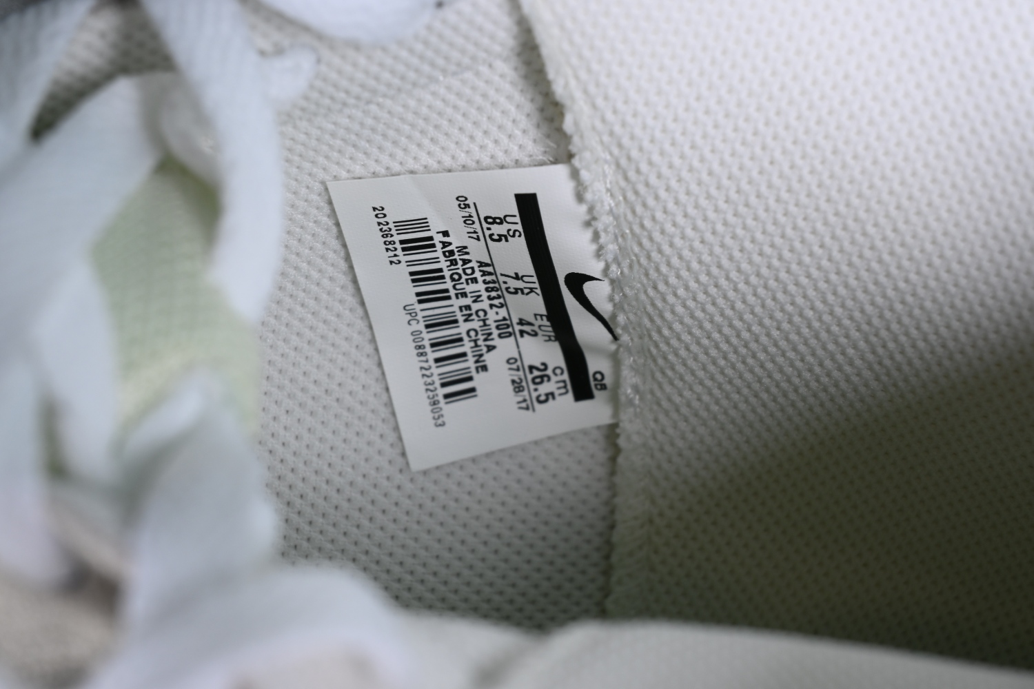 Nike Blazer Mid Off-White  AA3832-100（Original Batch）