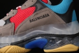 Bal**ciaga men's sneakers grey red  ECBA800616H