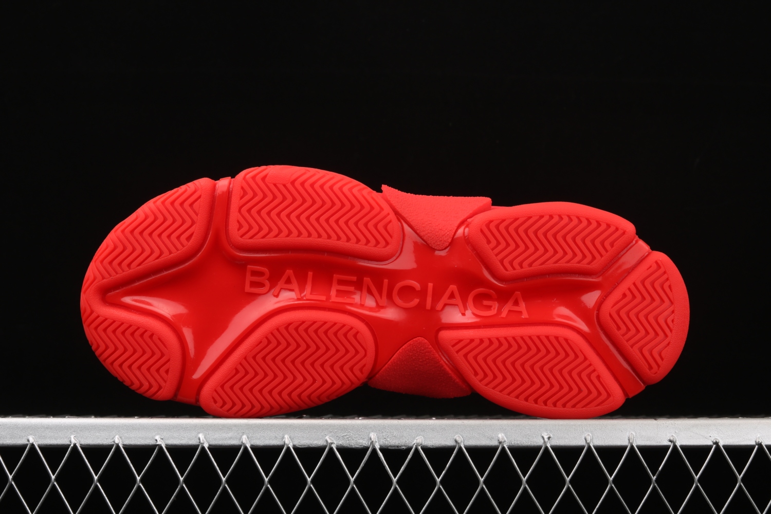 Bal**ci*ga Triple S Letter Bright Red  524039-W2FA1-7632