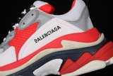 Bal**ciaga Triple S sneakers Dadshoe red ECBA700336A