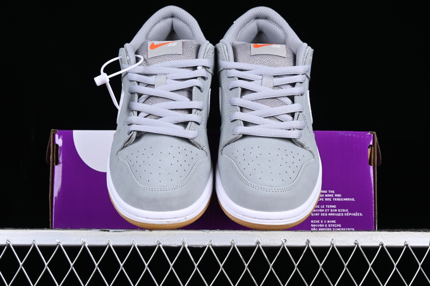 Nike SB Dunk Low Pro ISO Orange Label Wolf Grey Gum DV5464-001
