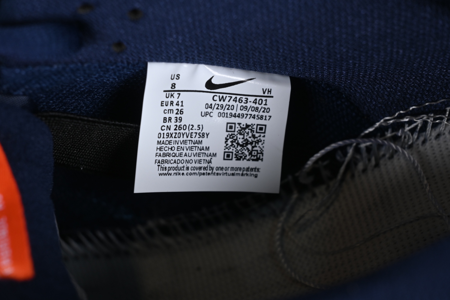 Nike SB Dunk Low Navy Black Gum CW7463-401