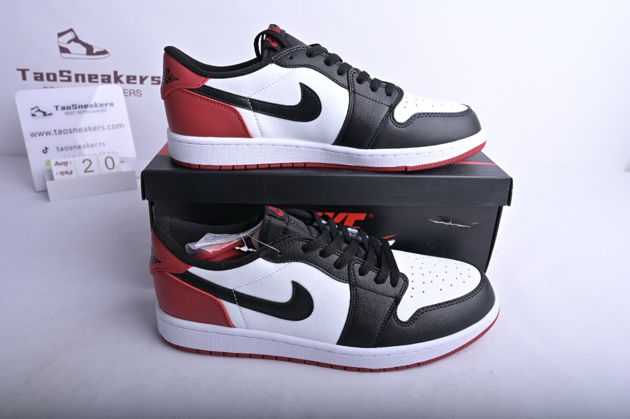 Jordan 1 Retro Low OG Black Toe (2023) CZ0790-106