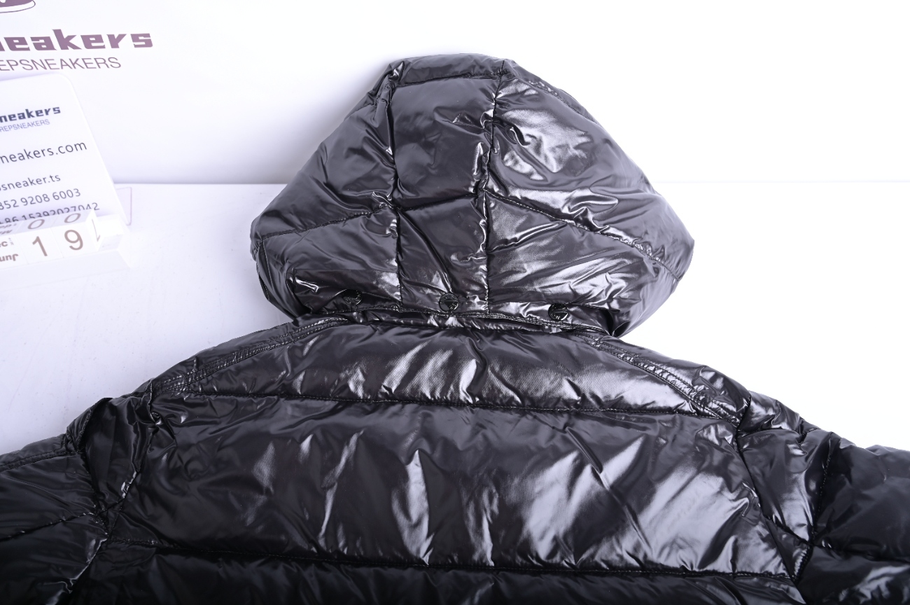 Moncler Enfant New Maya Puffer Jacket Black FW22