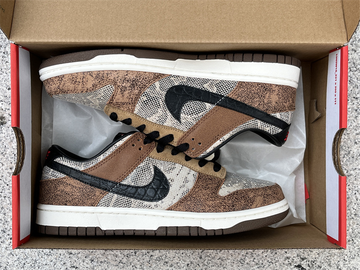 Nike Dunk Low Premium CO.JP Brown Snakeskin FJ5434-120