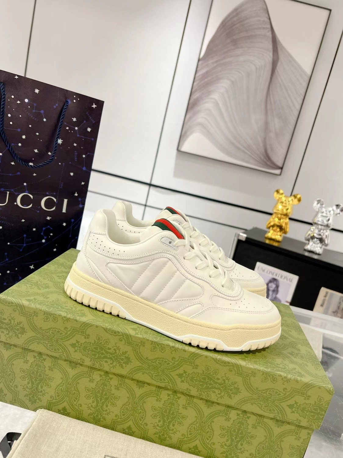 GUCCIRE-WEB SNEAKER 785728 AADJ9 9097