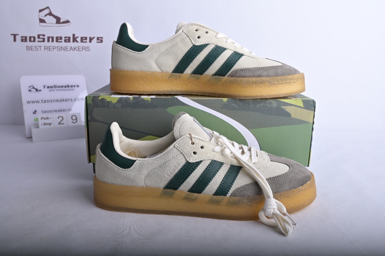 adidas Clarks 8th Street Samba by Ronnie Fieg Chalk White Green ID7297