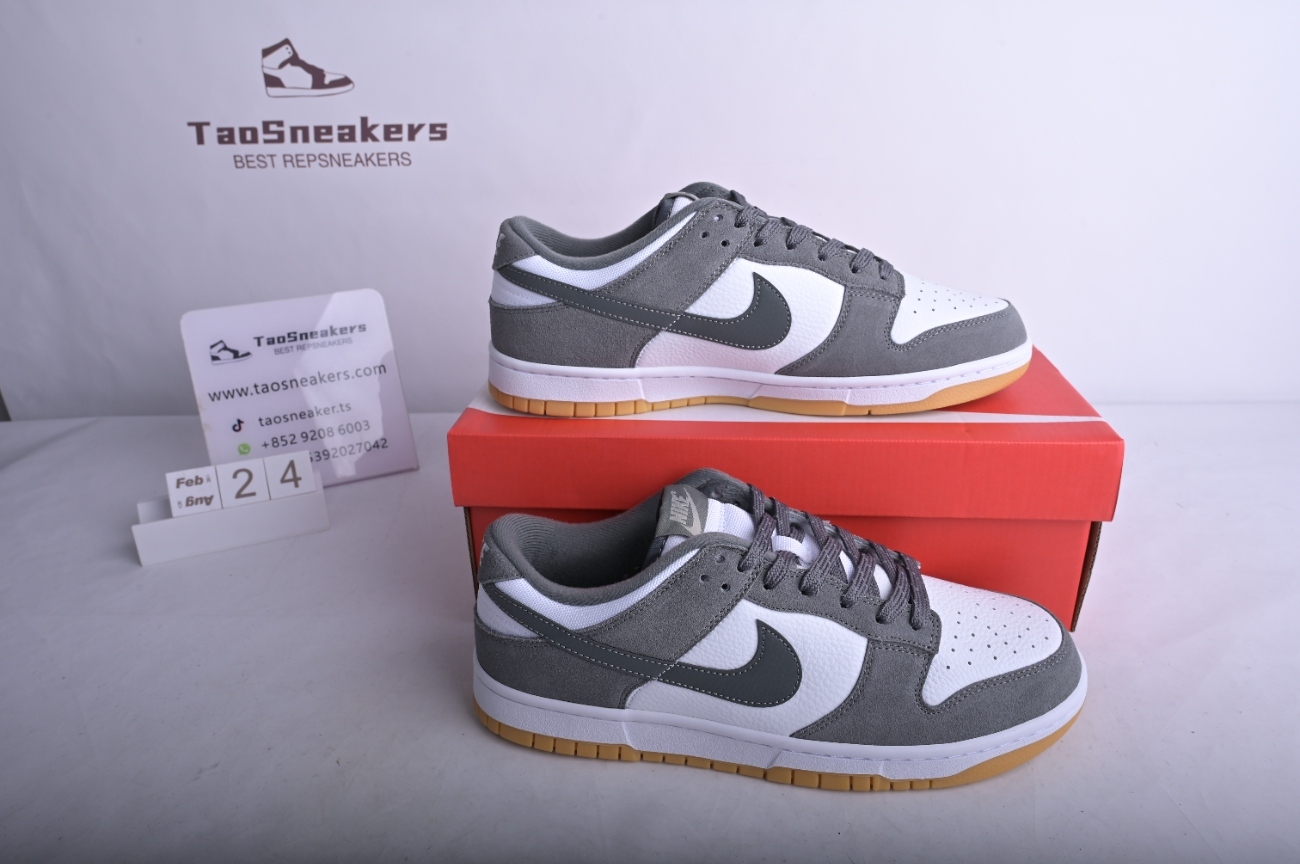 Nike Dunk Low Smoke Grey Gum 3M Swoosh FV0389-100