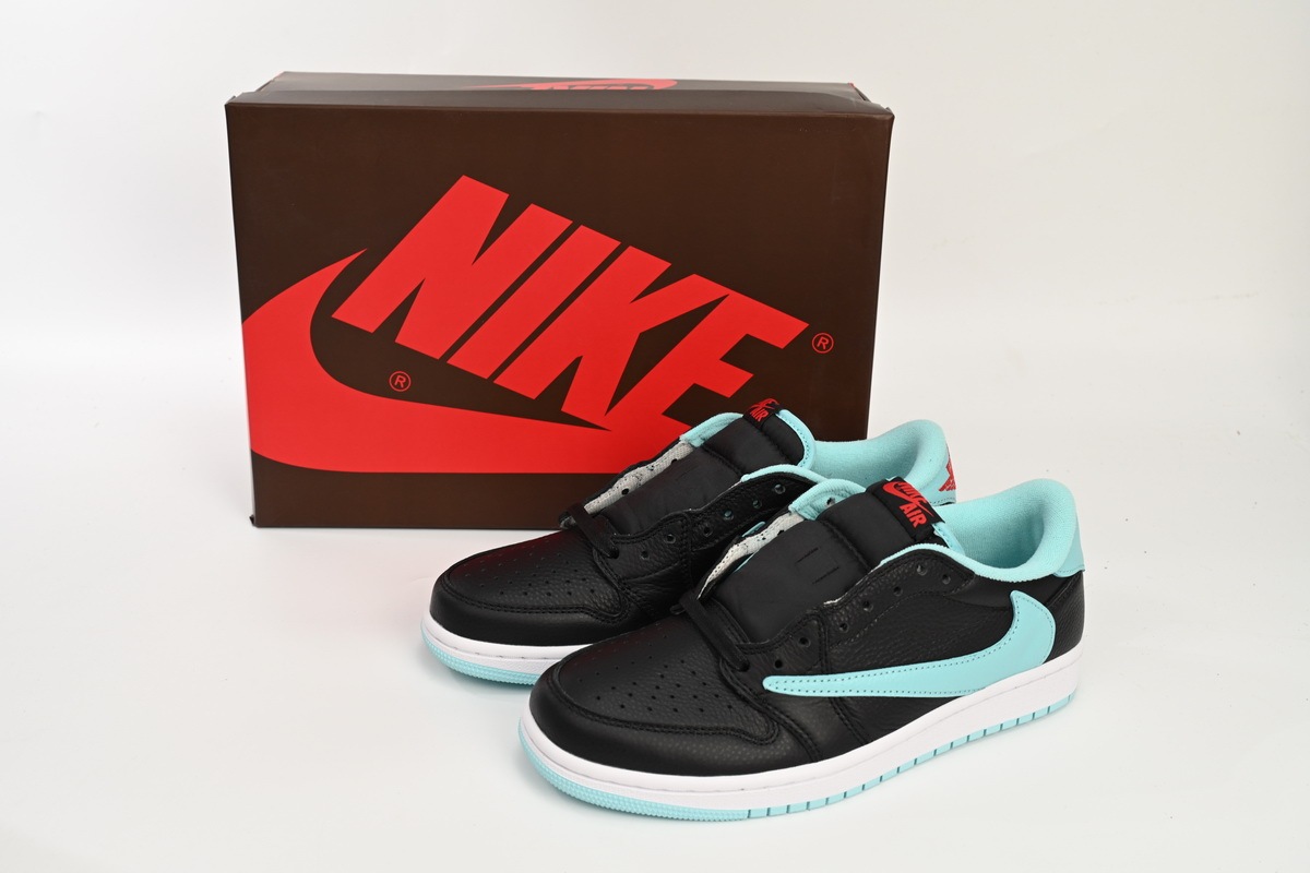 Travis Scott x Air Jordan 1 Low Bang Black Blue DM7866-400