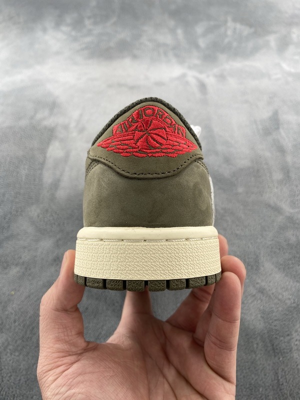 Travis Scott x Air Jordan 1 Low Dark Green DM7866-196
