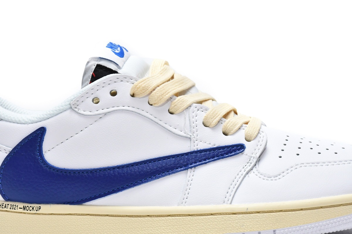 Travis Scott x Air Jordan 1 Low White Blue DH68369-186