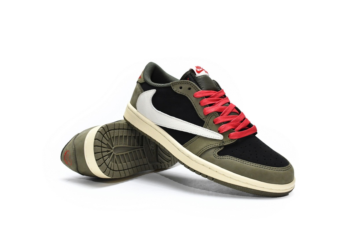 Travis Scott x Air Jordan 1 Low Dark Green DM7866-196