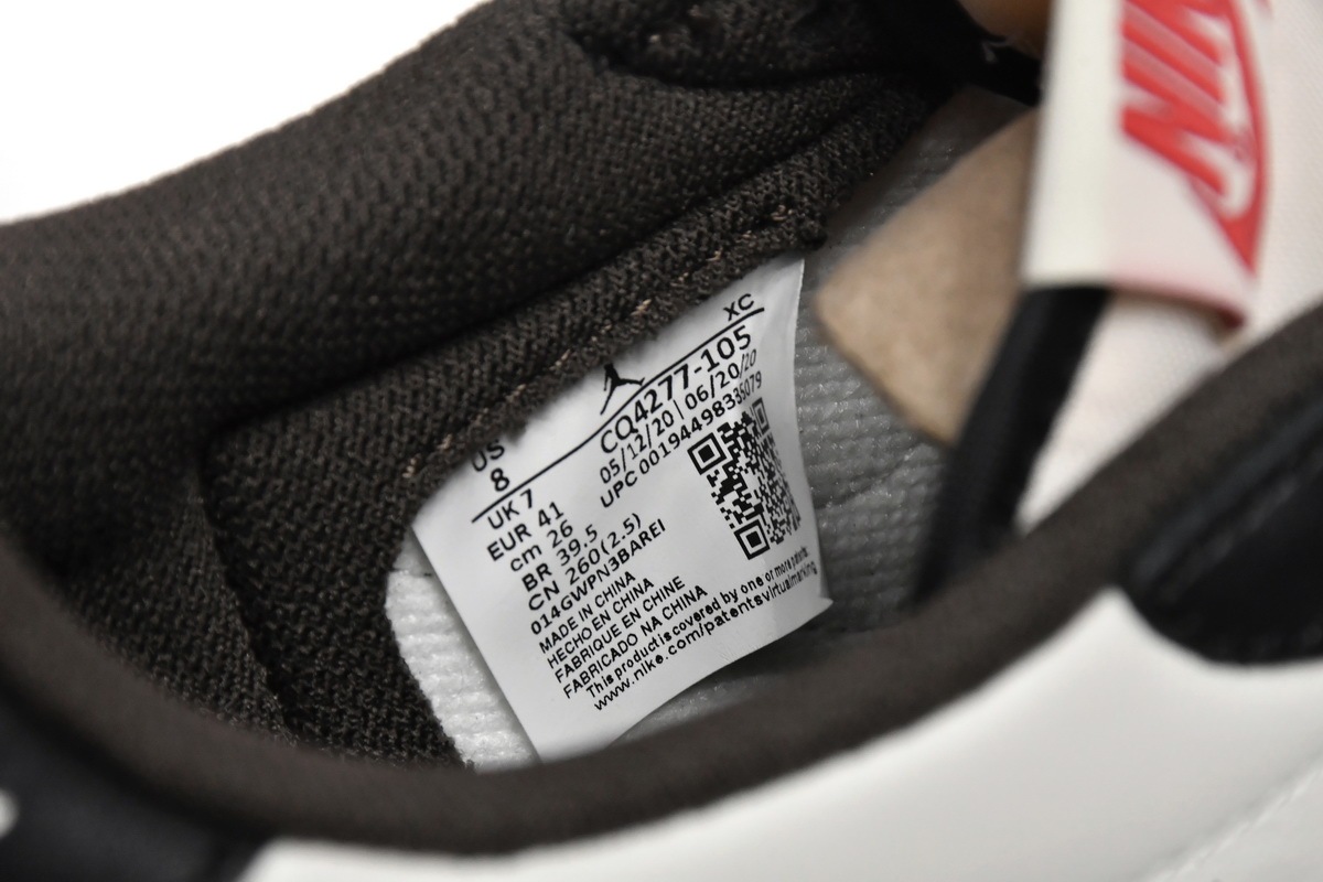 Travis Scott x Air Jordan 1 Low Dark Mocha CQ4277-105