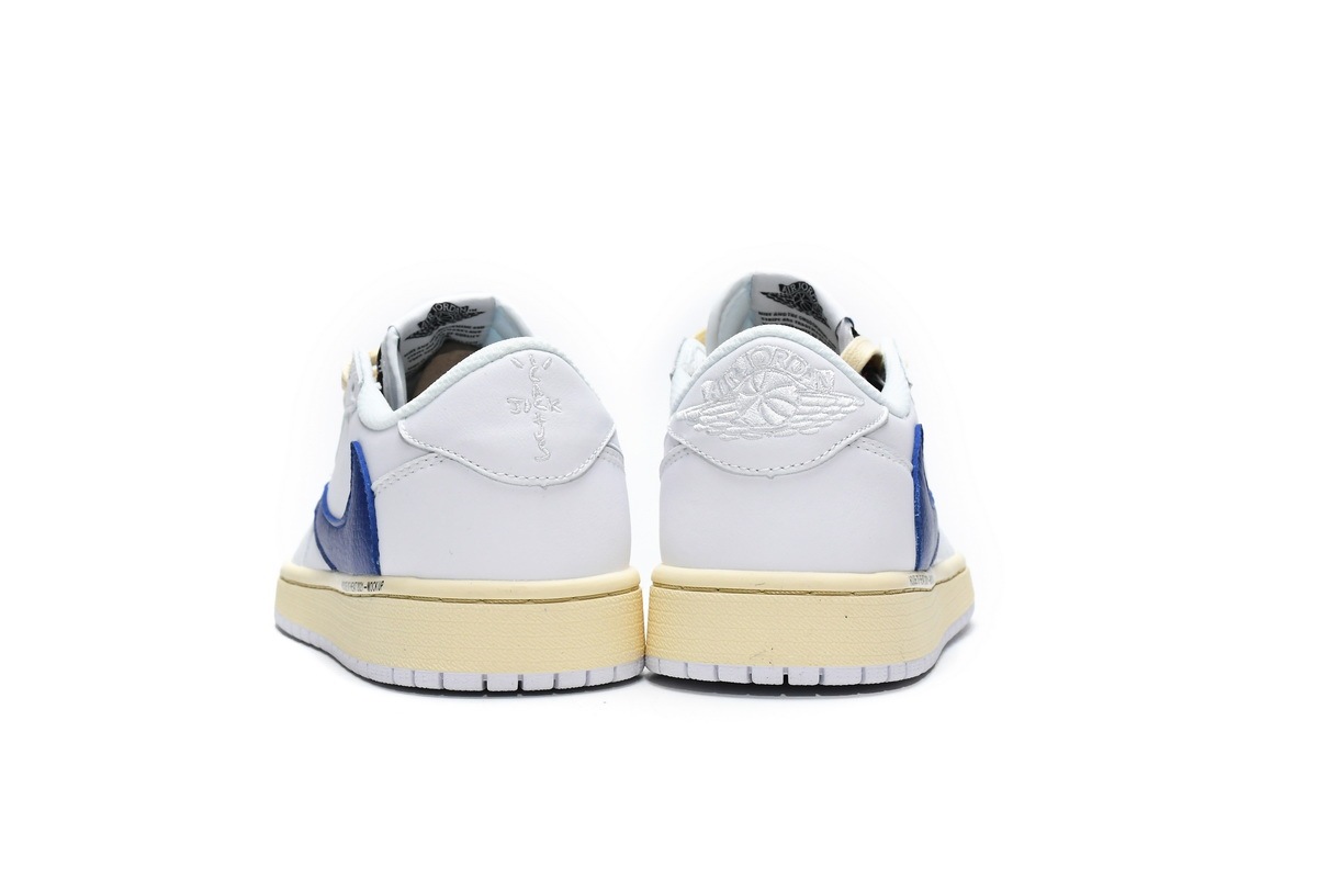 Travis Scott x Air Jordan 1 Low White Blue DH68369-186