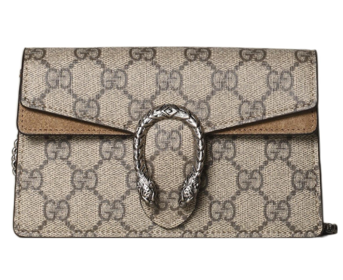GUCCI Dionysus Tiger Head Button Presbyopia Logo Canvas and Leather 476432-KHNRN-8642（Only United States）