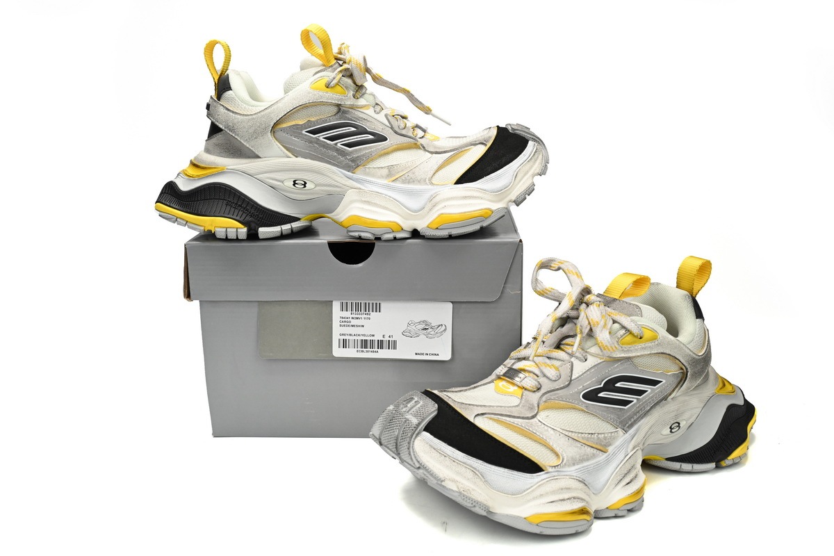Bal**ciaga CARGO White yellow silver 784339-W2MV1-1170