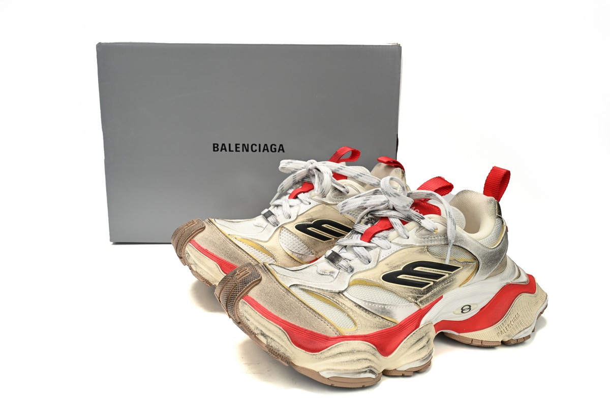 Bal**ciaga CARGO White Red 784339-W2MV1-2098