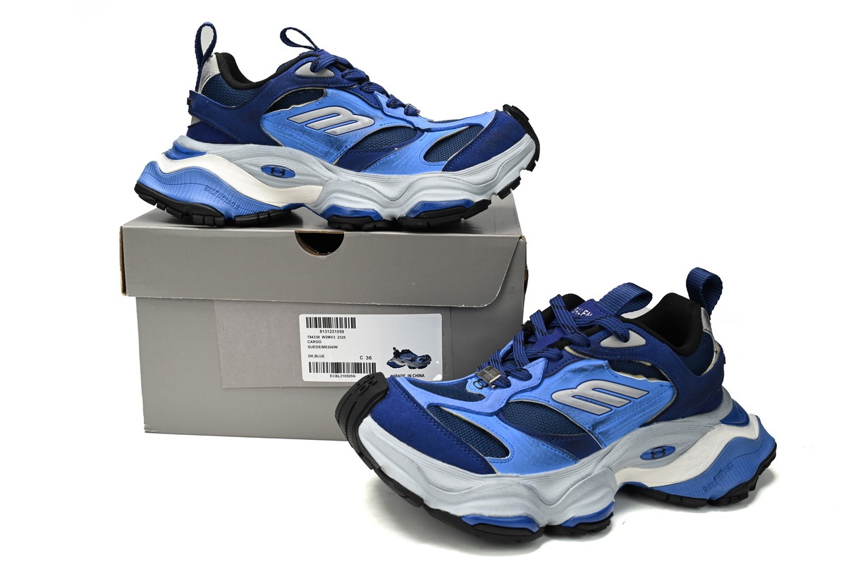 Bal**ciaga CARGO White Sapphire Blue 784339-W2MV3-2325