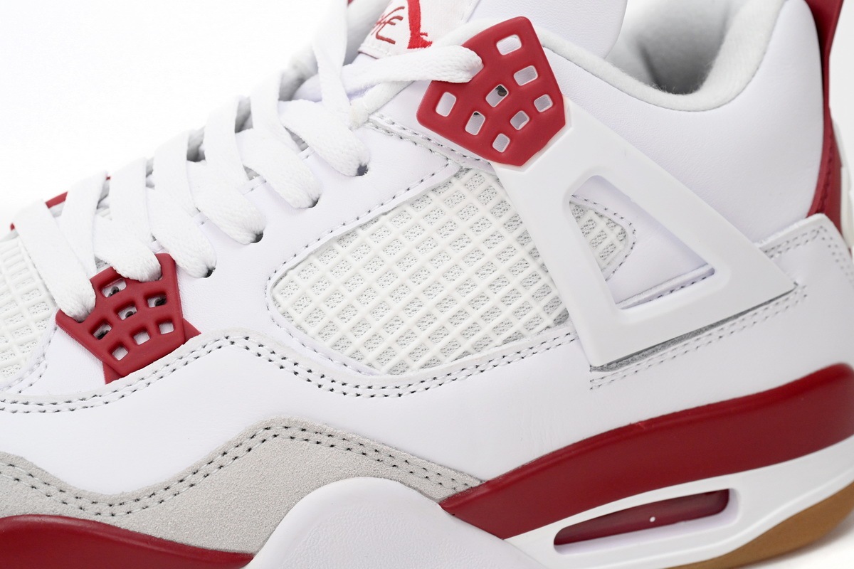 Nike SB x Air Jordan 4 White Red DR5415-160