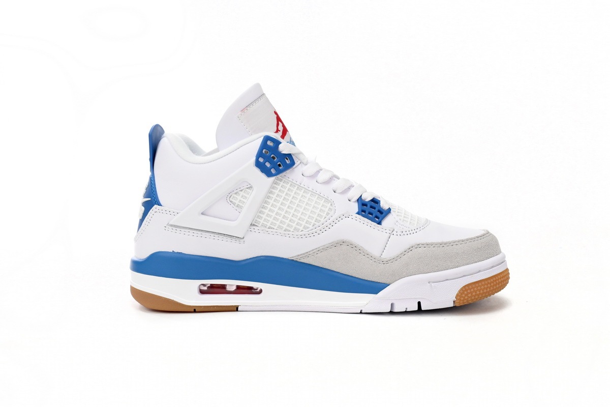 Nike SB x Air Jordan 4 White Blue DR5415-104