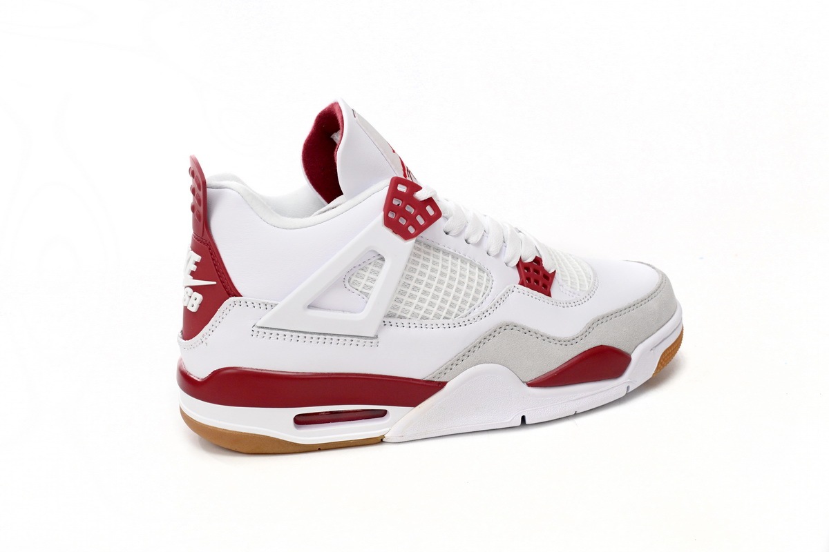Nike SB x Air Jordan 4 White Red DR5415-160
