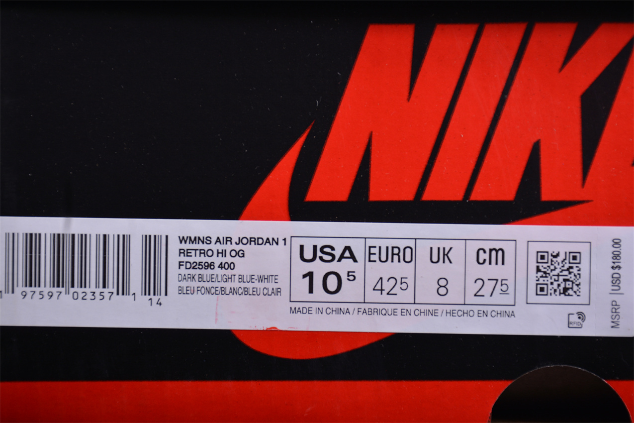 Air Jordan 1 High OG  First in Flight  AJ1 FD2596-400