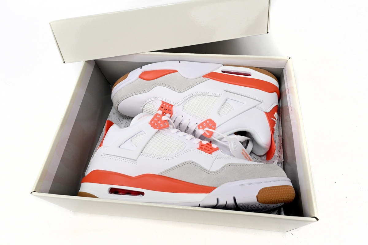 Air Jordan 4 White Orange DR5415-108