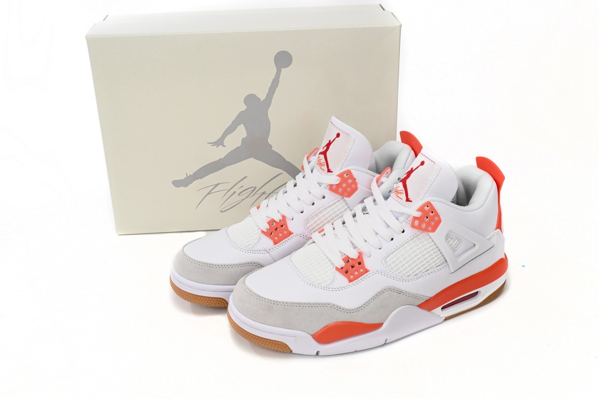 Air Jordan 4 White Orange DR5415-108