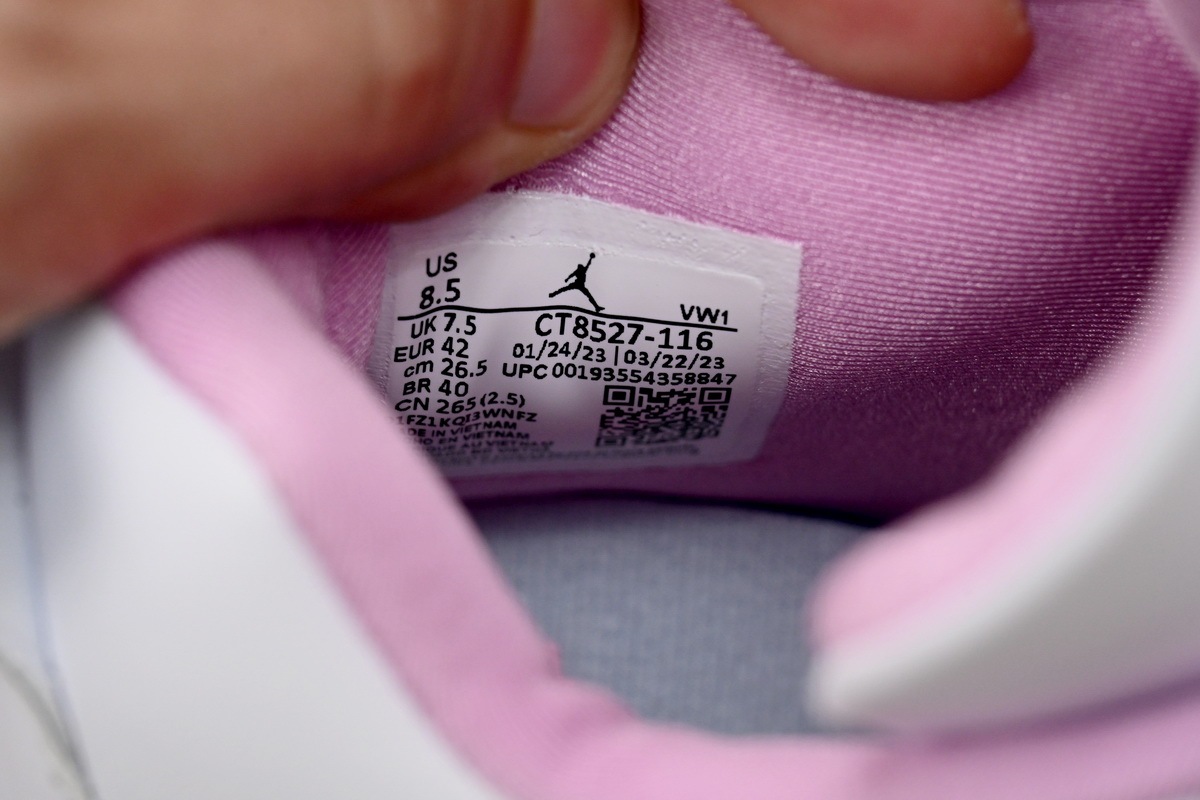Air Jordan 4 White Pink CT8527-116