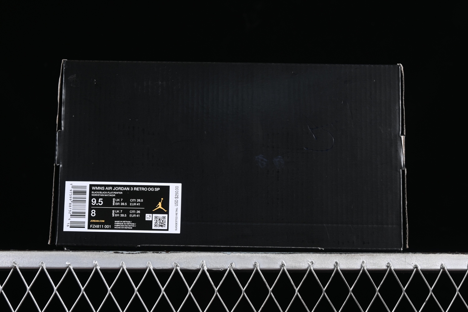 Jordan 3 Retro OG SP A Ma Maniére Black Violet Ore FZ4811-001