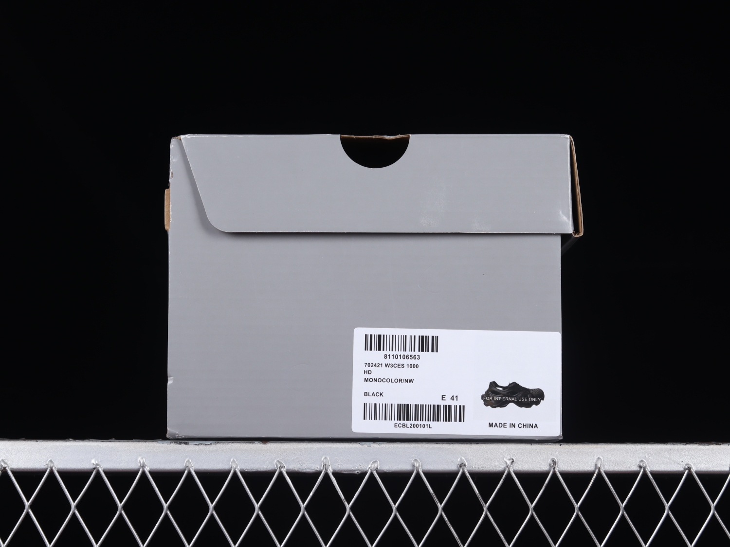 Bal**ci*ga HD Lace Up Black 702421W3CES1000