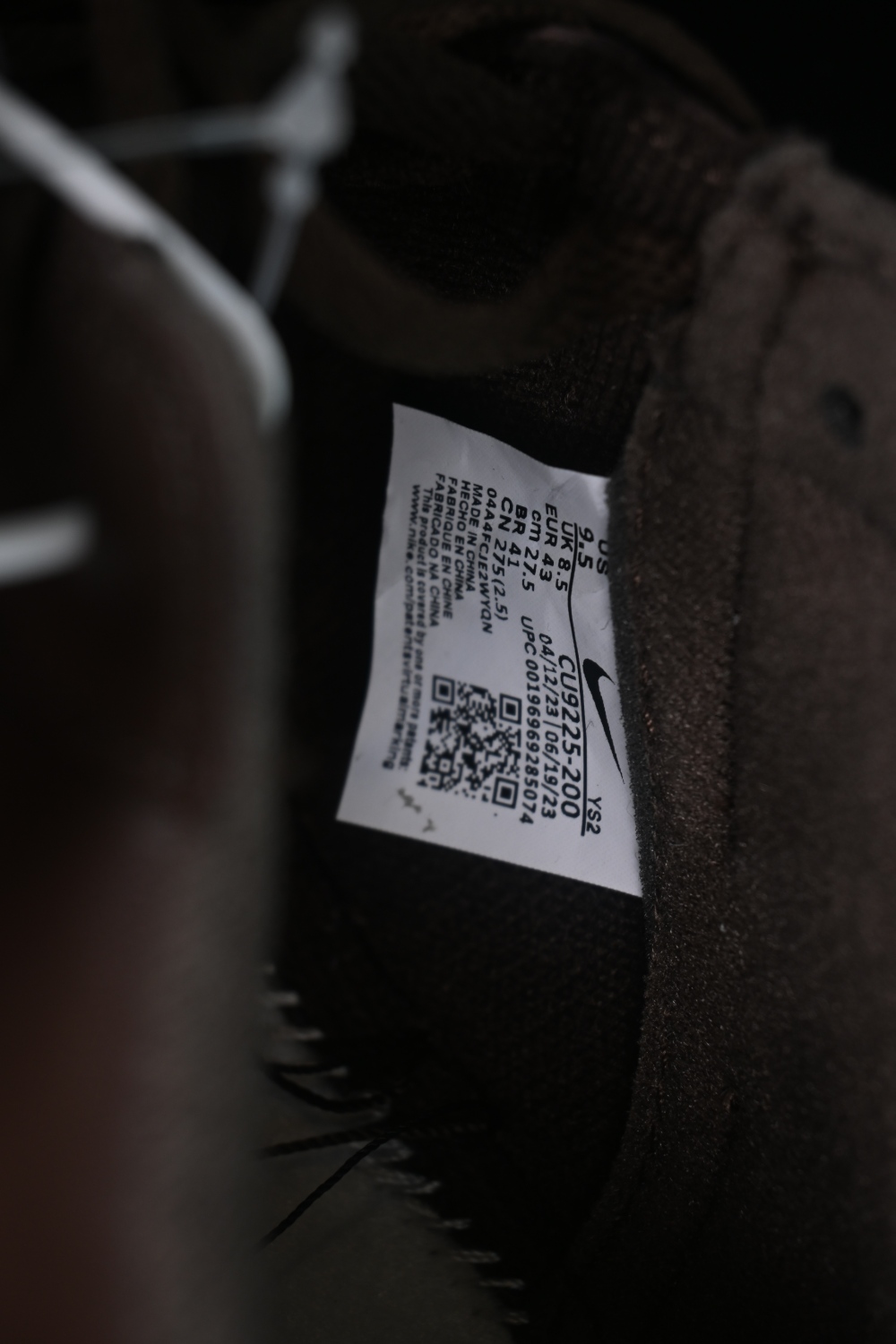 Supreme x Air Force 1 Low Brown CU9225-200