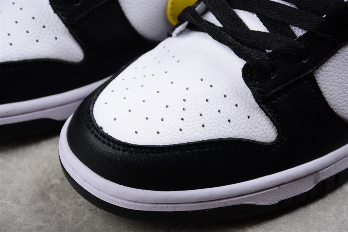 Nike Dunk Low Black, white, And Yellow FQ2431-001