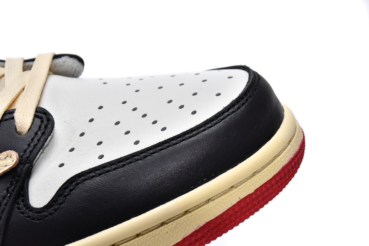 Travis Scott x Air Jordan 1 Low Black Red DM7866-166