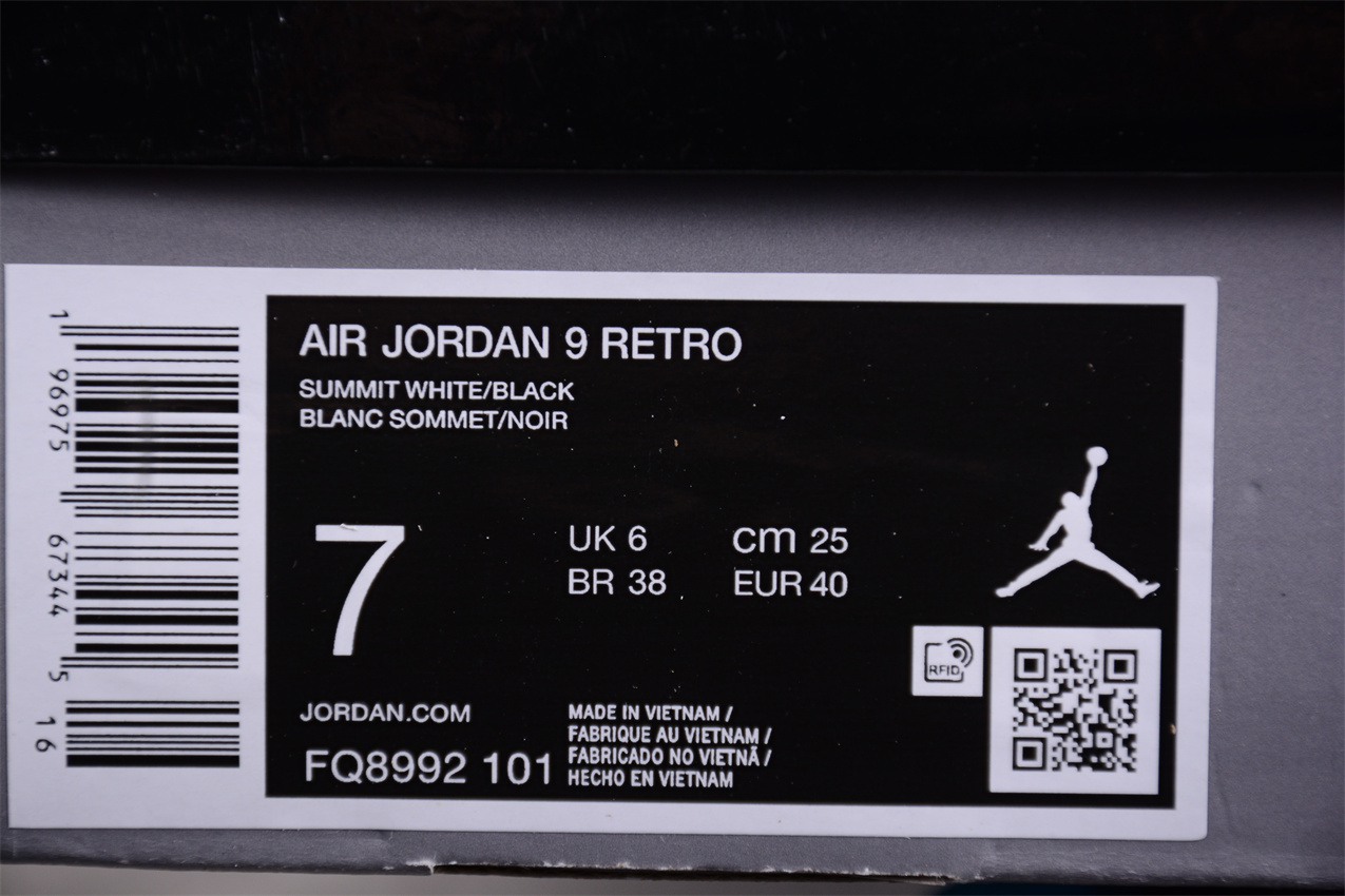 Jordan Air Jordan 9 Powder Blue  FQ8992-101