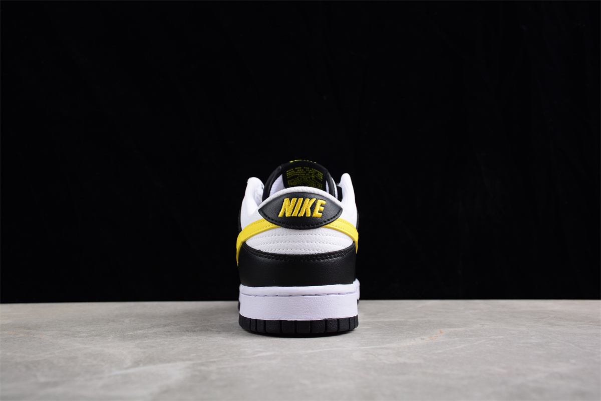 Nike Dunk Low Black, white, And Yellow FQ2431-001
