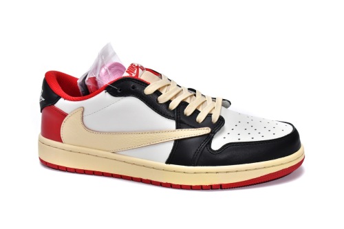 Travis Scott x Air Jordan 1 Low Black Red DM7866-166