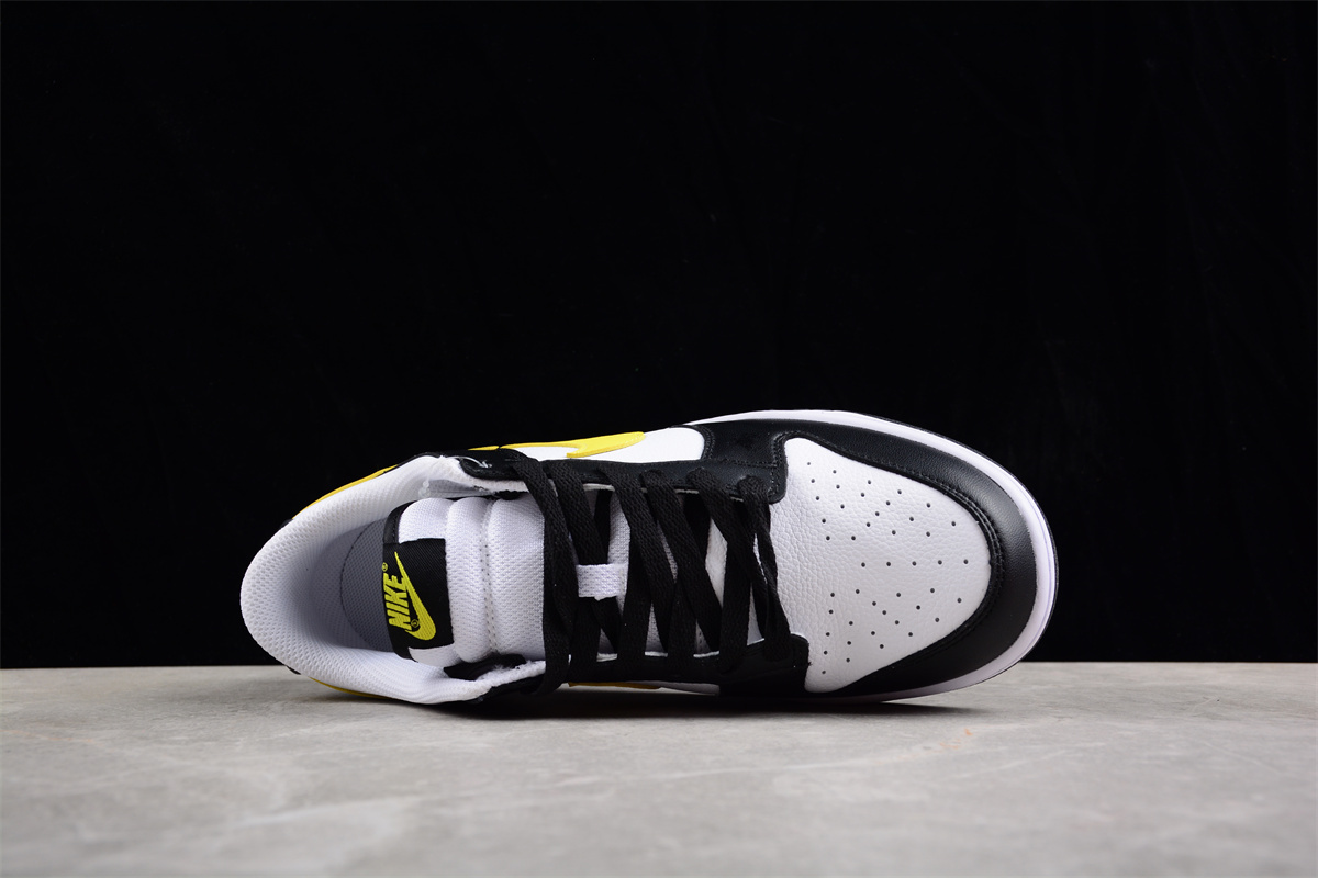 Nike Dunk Low Black, white, And Yellow FQ2431-001