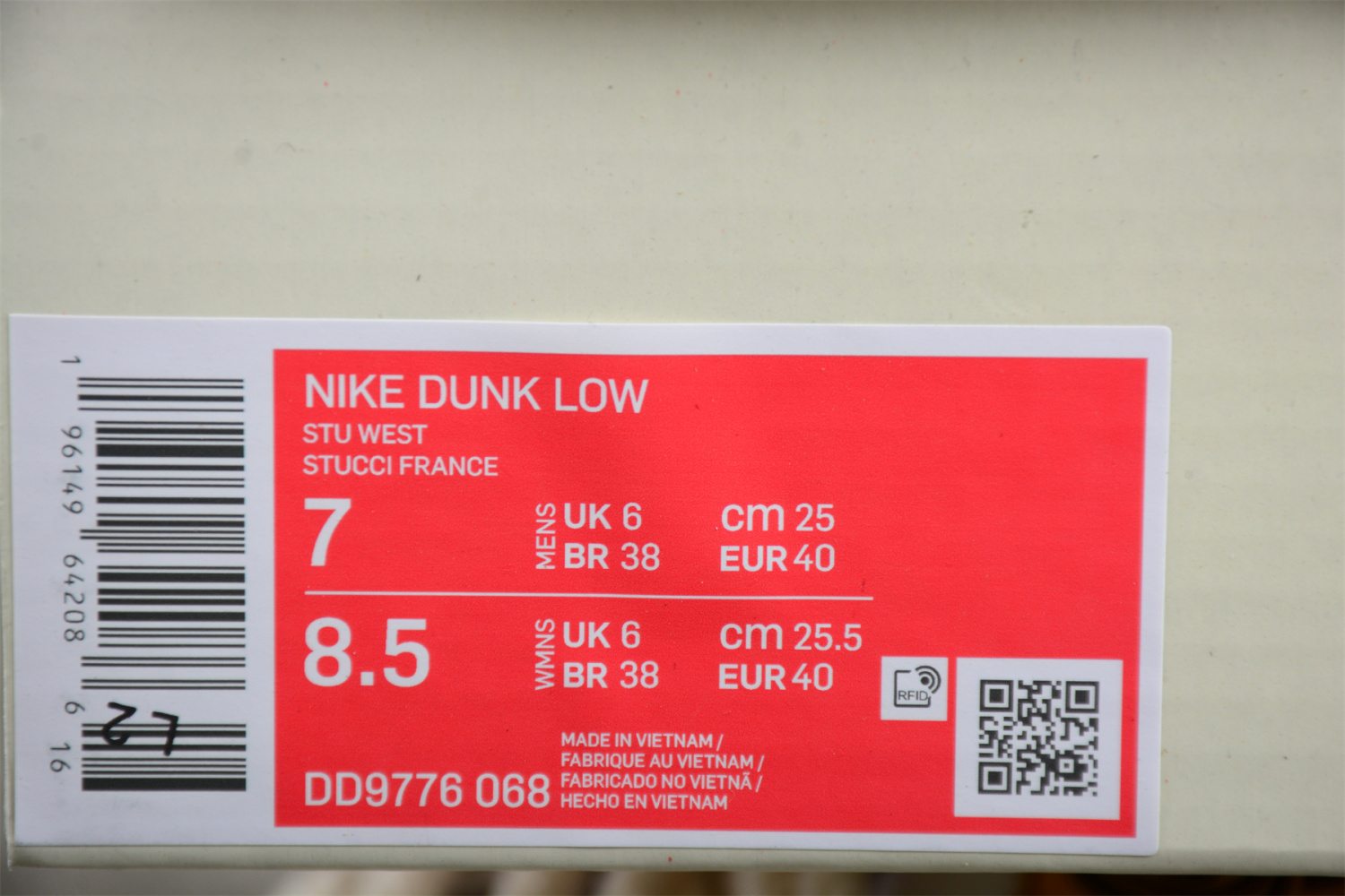 Stussy x Nike SB Dunk Low Stussy DD9776-068