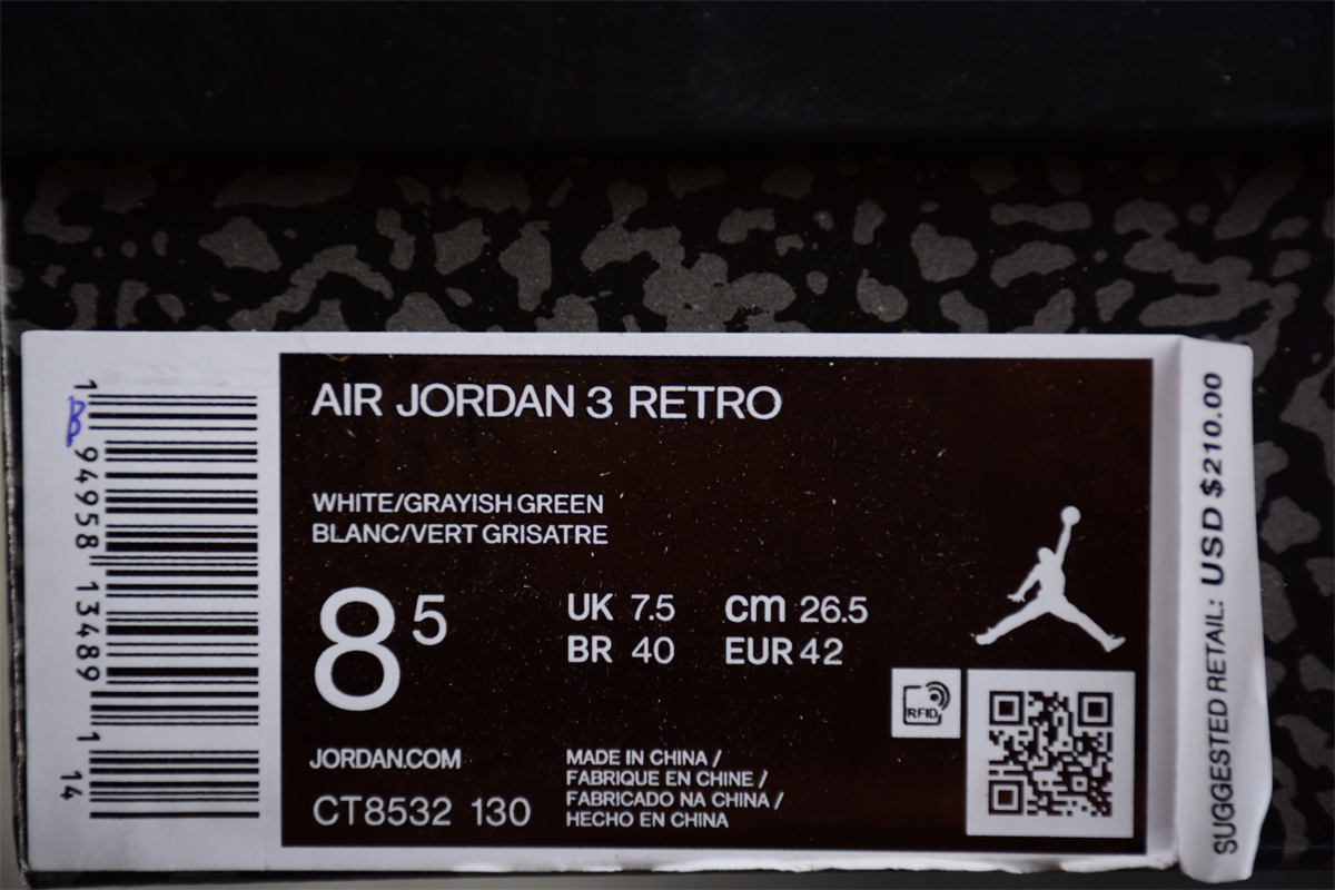 Air Jordan 3 Retro Mars Stone CT8532-130