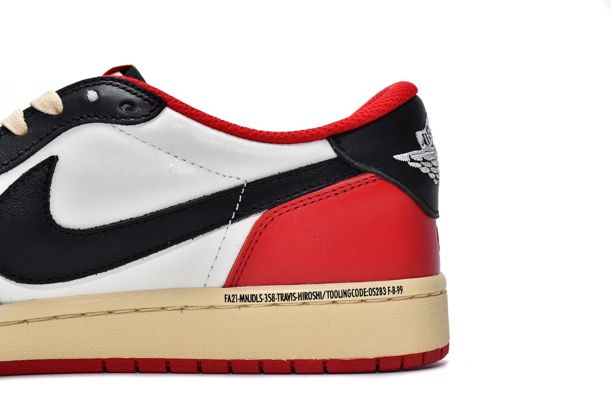 Travis Scott x Air Jordan 1 Low Black Red DM7866-166
