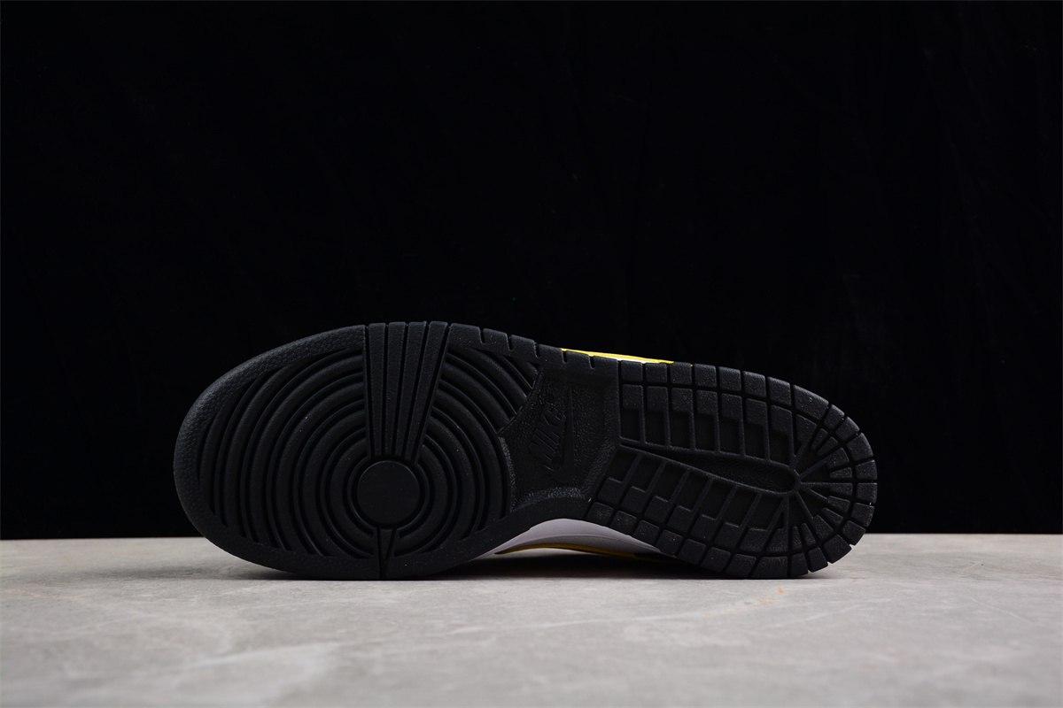 Nike Dunk Low Black, white, And Yellow FQ2431-001