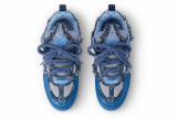 LO**S VU**TON Skate Trainer Blue Swarovski Monogram  1ABMHB