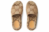 Gu*ci Angelina Platform 55mm Sandal Camel Canvas  623212 UKO00 2580