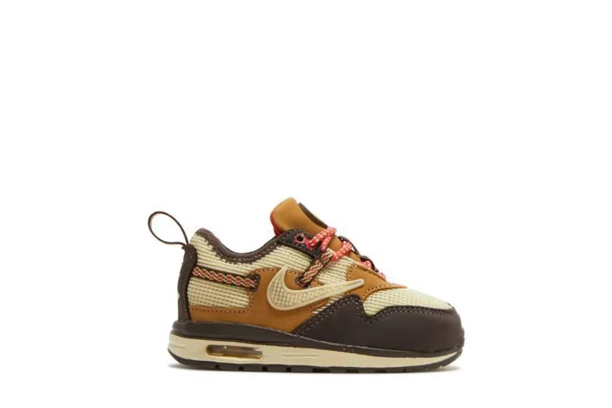KID Nike Air Max 1 Travis Scott Cactus Jack Baroque Brown (TD)  DN4170-200